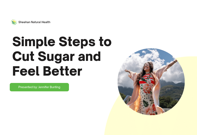 Presentation cover for "Cut Sugar and Feel Better"